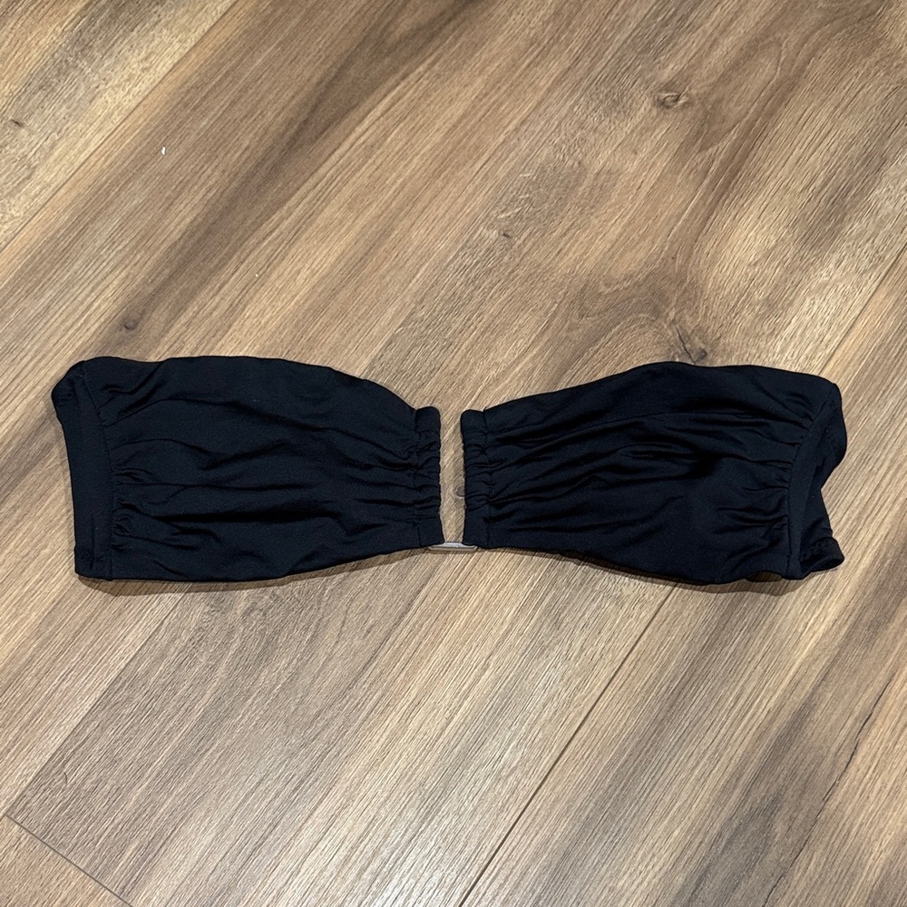 Black Bandeau Bikini Top